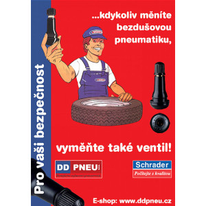 Plakát ZDARMA – podpora prodejnosti pro pneuservisy
