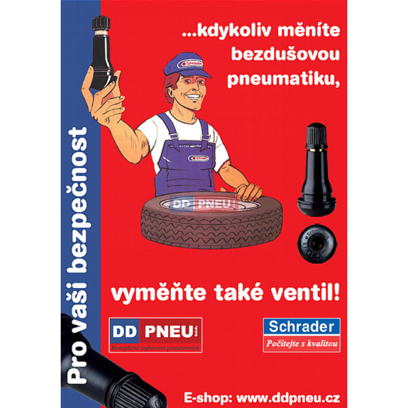 Plakát ZDARMA – podpora prodejnosti pro pneuservisy