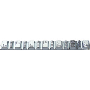 Moto samolepicí závaží 50g – chrom, vysoké Moto samolepicí závaží 50g – chrom, vysoké