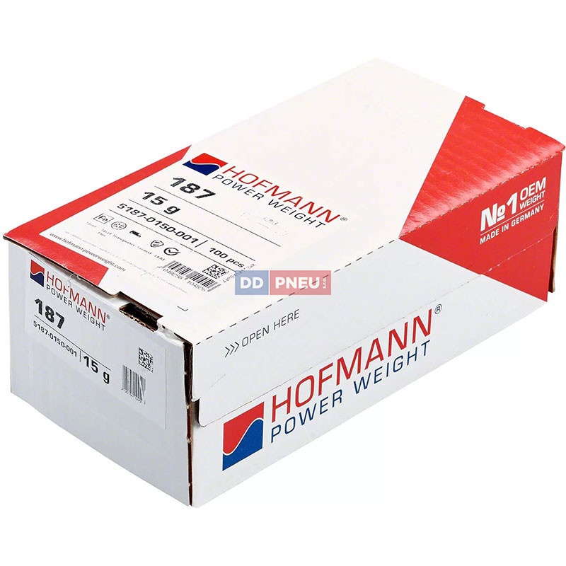 Hofmann 15g – stříbrné vyvažovací závaží na dodávky FORD