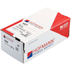 Hofmann 35g – stříbrné vyvažovací závaží na dodávky FORD Hofmann 35g – stříbrné vyvažovací závaží na dodávky FORD