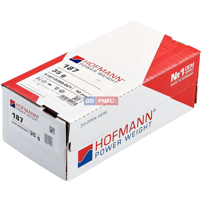 Hofmann 35g – stříbrné vyvažovací závaží na dodávky FORD