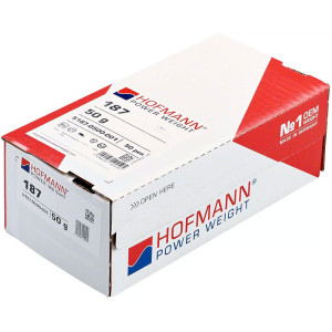 Hofmann 50g – stříbrné vyvažovací závaží na dodávky FORD Hofmann 50g – stříbrné vyvažovací závaží na dodávky FORD