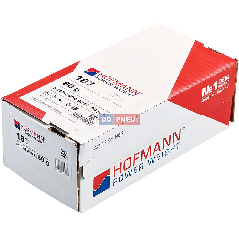 Hofmann 60g – stříbrné vyvažovací závaží na dodávky FORD