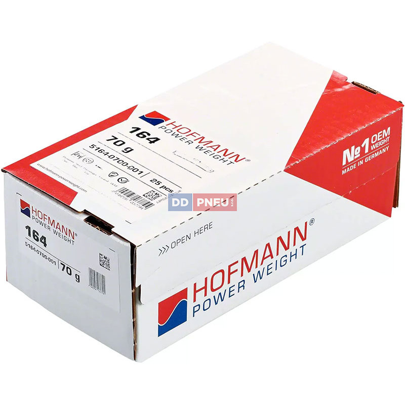 Hofmann 70g – stříbrné vyvažovací závaží na dodávky OEM