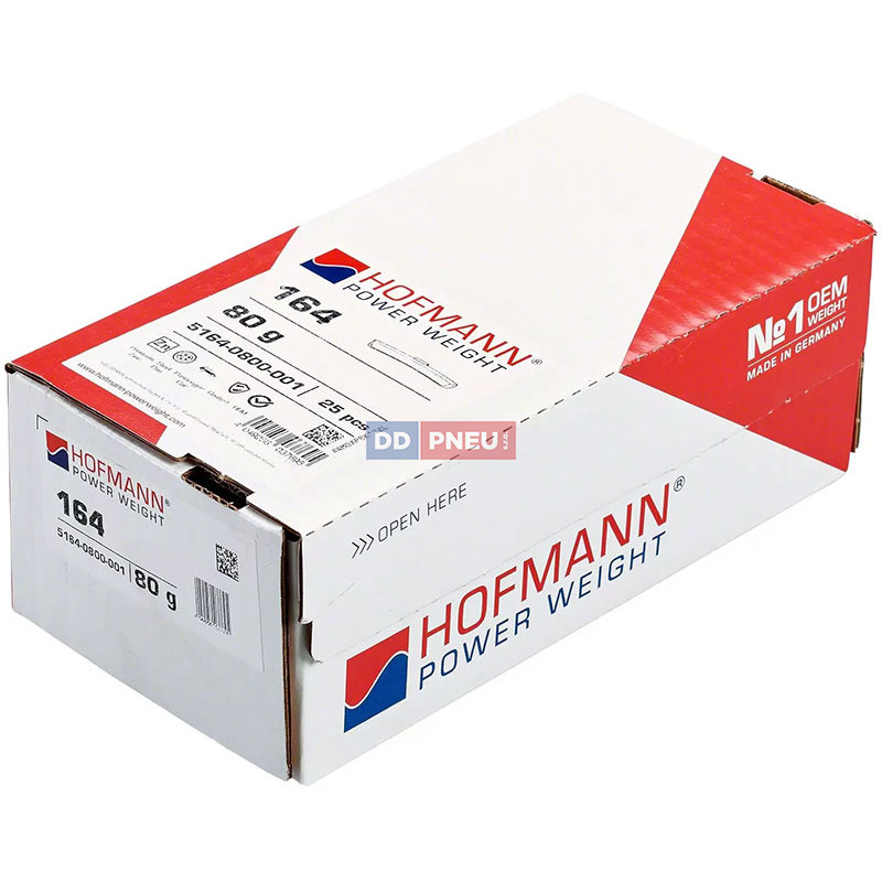 Hofmann 80g – stříbrné vyvažovací závaží na dodávky OEM