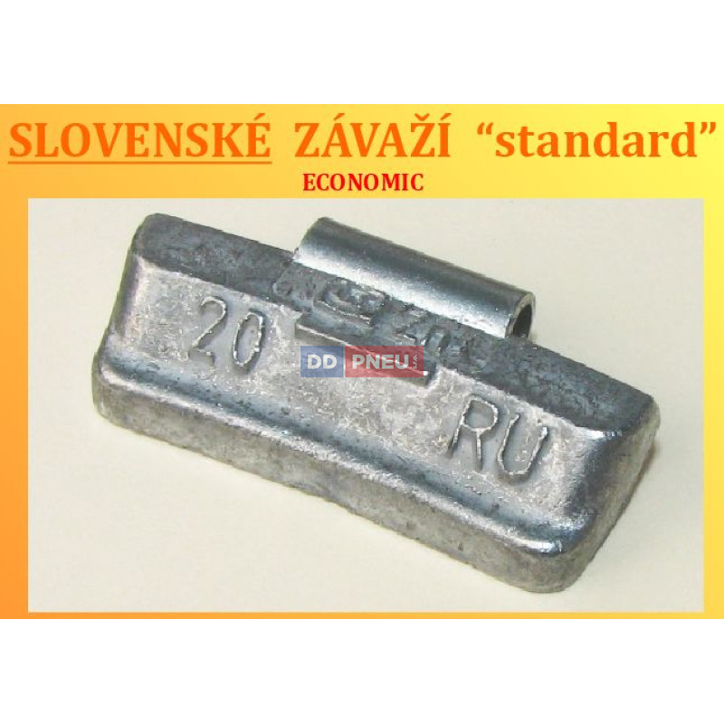 Vyvažovací závaží na plechové disky RU-B ECONOMIC 20g