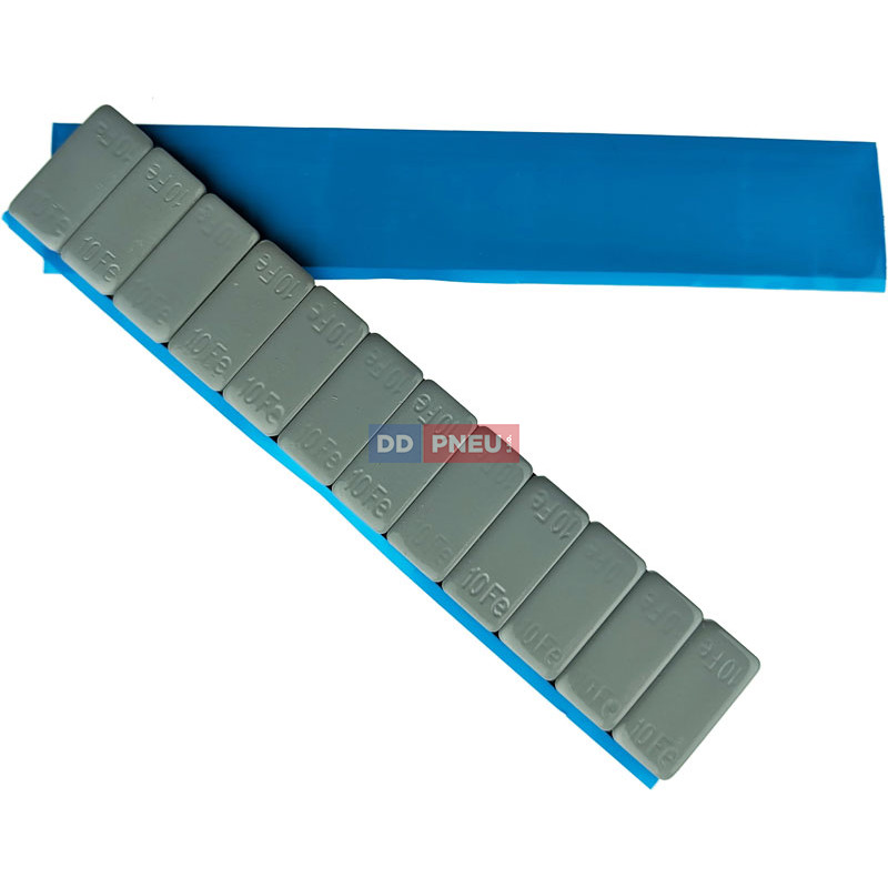 Šedé železné samolepicí závaží 120g (12x10g)