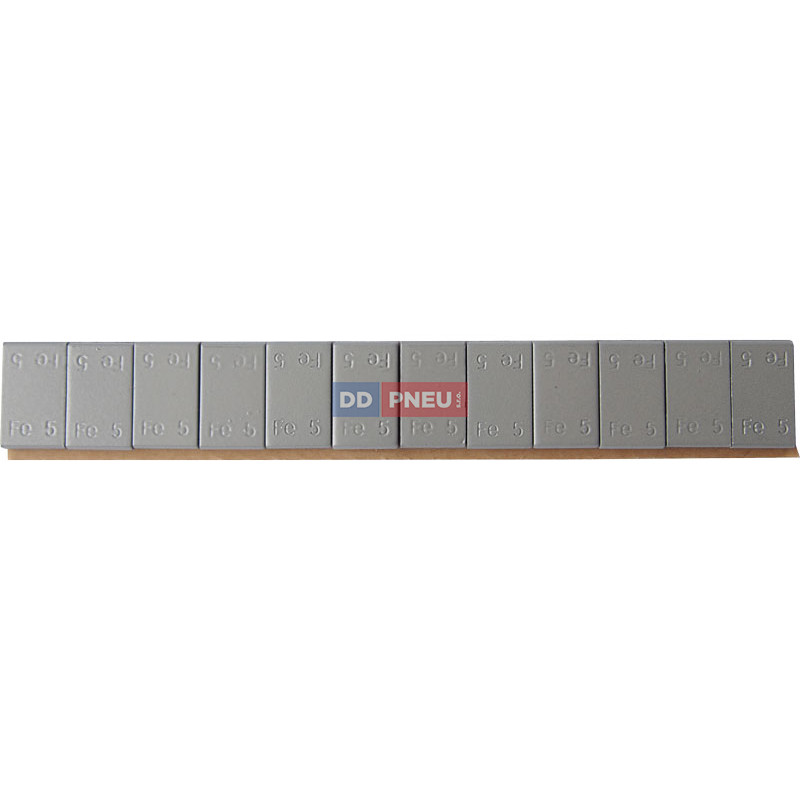 TRAX Eco Line – šedé železné samolepící závaží 12x5g