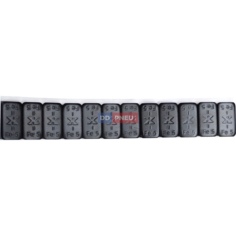 TRAX Professional – černé železné samolepící závaží 60g