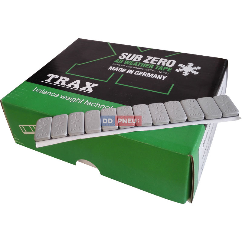TRAX Professional – šedé železné samolepicí závaží 60g