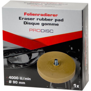 Gumový kotouč s adaptérem, pro odstranění pásky samolepicího závaží Gumový kotouč s adaptérem, pro odstranění pásky samolepicího závaží