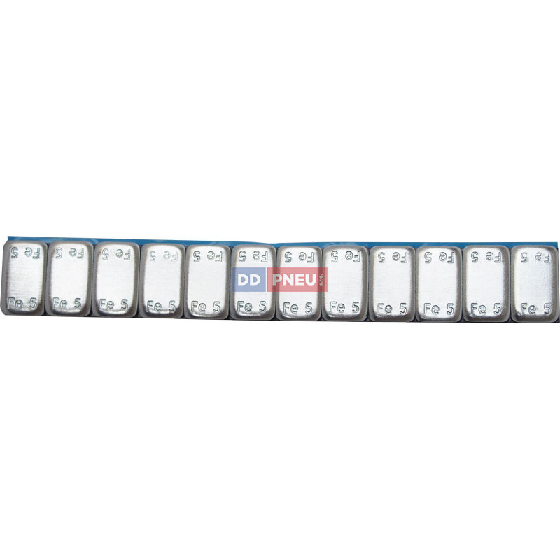 ECO line – stříbrné železné samolepicí závaží 60g