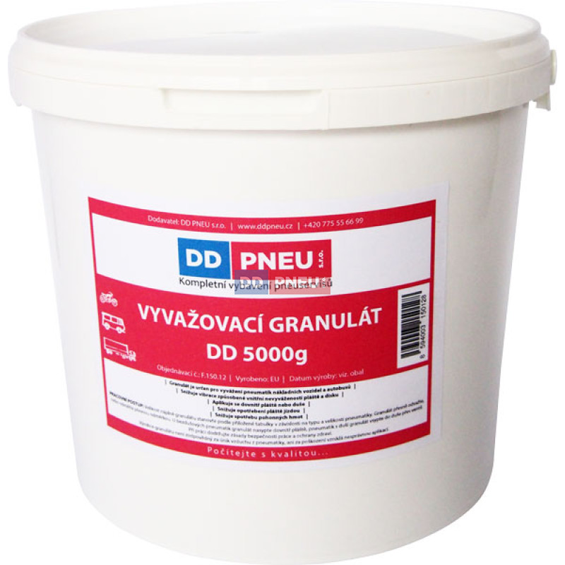Vyvažovací granulát DD 5kg – s dávkovačem