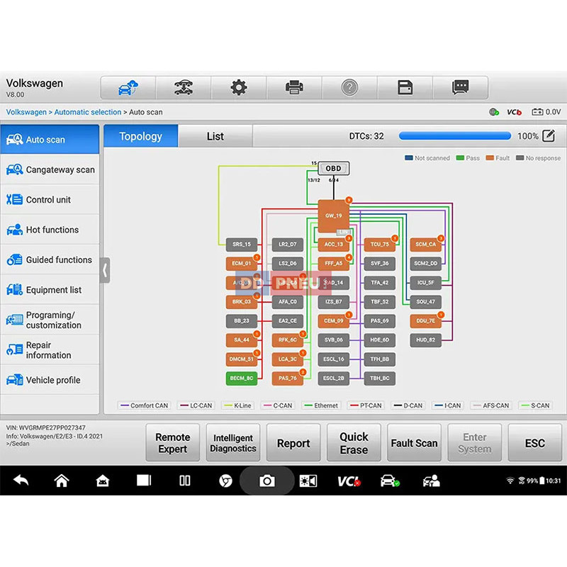 Automatická kalibrace ADAS Autel MaxiSYS IA900WA FULL KIT PLUS – uchycení na disk