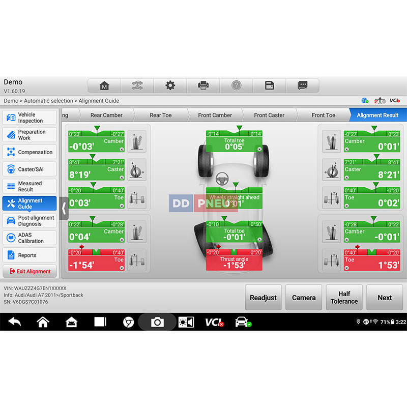 3D Geometrie kol Autel MaxiAlign IWA500