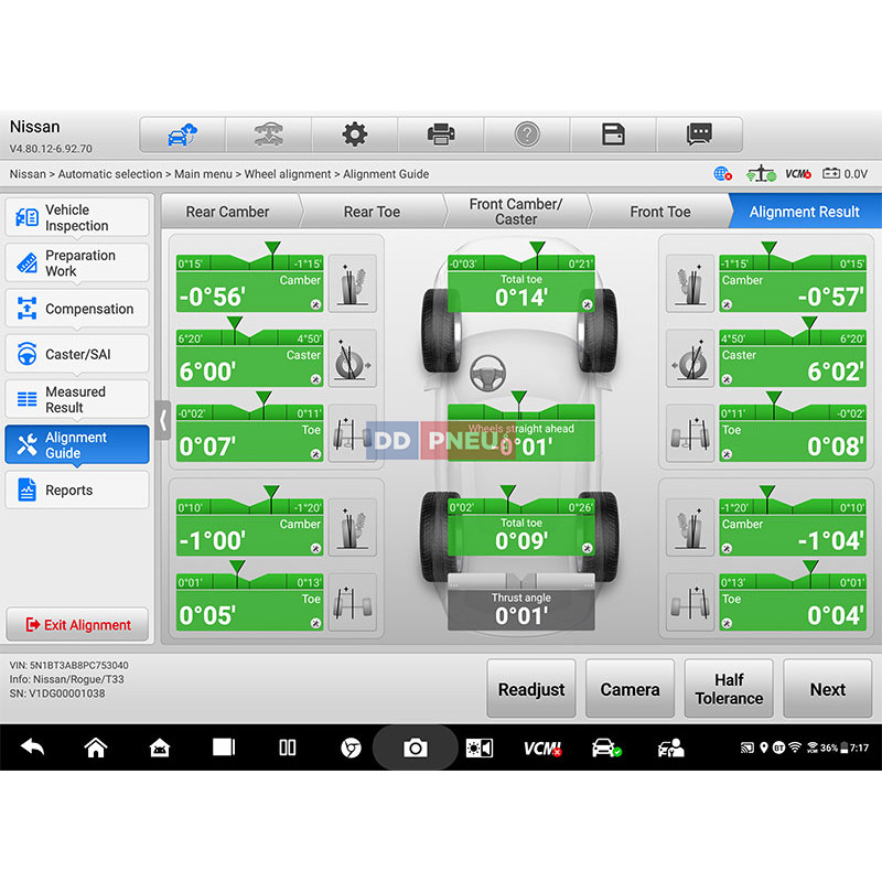 3D Geometrie kol Autel MaxiAlign IWA500