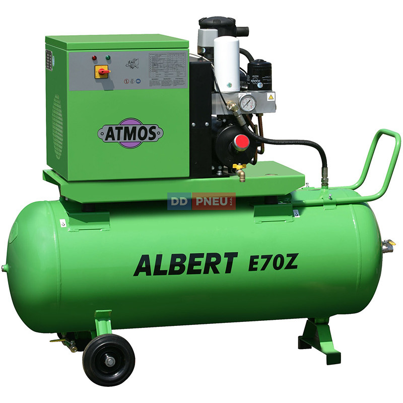 Šroubový kompresor Atmos Albert E.65 – objem nádrže 270 l
