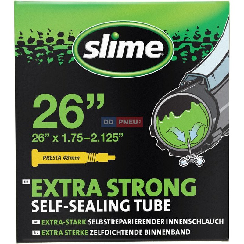 Duše Slime Extra zesílená – 26 x 1,75-2,125, galuskový ventil