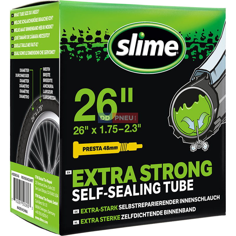 Duše Slime Standard – 26 x 1,75-2,125, galuskový ventil