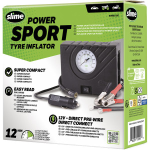 Kompresor Slime Power Sport Tyre Inflator s příslušenstvím