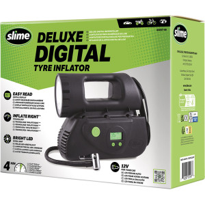 Kompresor Slime Deluxe Digital Tyre Inflator s příslušenstvím