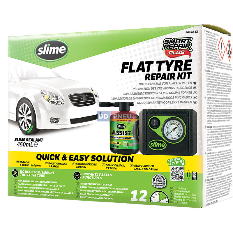 Opravná sada Slime Smart Repair Plus – pro defekty osobních vozů