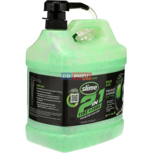 Opravný tmel pro duše a bezdušové pneu 2v1 SLIME 3,8L – včetně pumpy