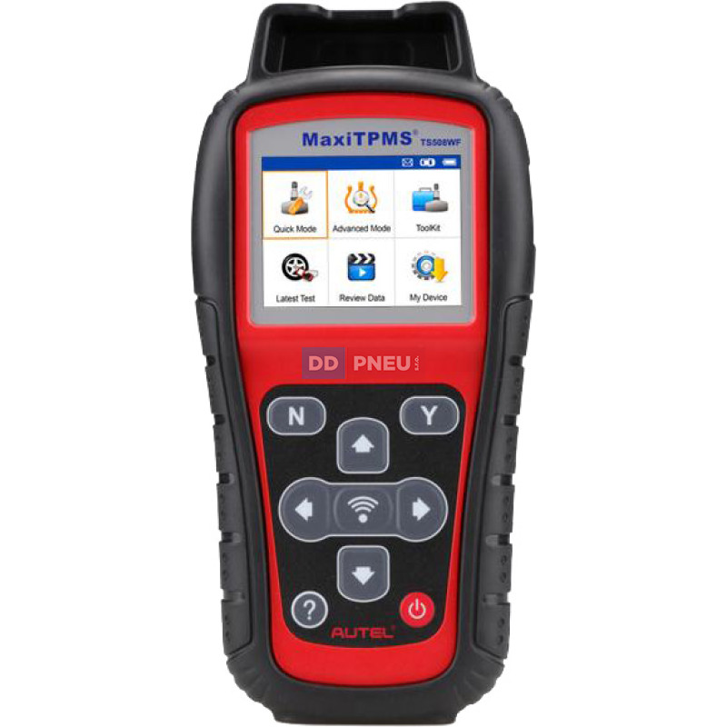 Diagnostika Autel MaxiTPMS TS508WF + 12ks MX-senzor (4 stříbrné + 4 černé + 4 pryžové)