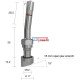 TPMS servisní kit  pro Alu disk - 77.4 (L) x 17 (Ø) x 18°