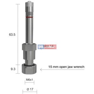 TPMS servisní kit  pro Alu disky - 73(L) x 17 (Ø) x 0°