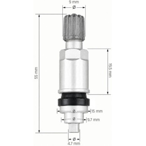 Náhradní TPMS ventil Schrader EZ-senzor