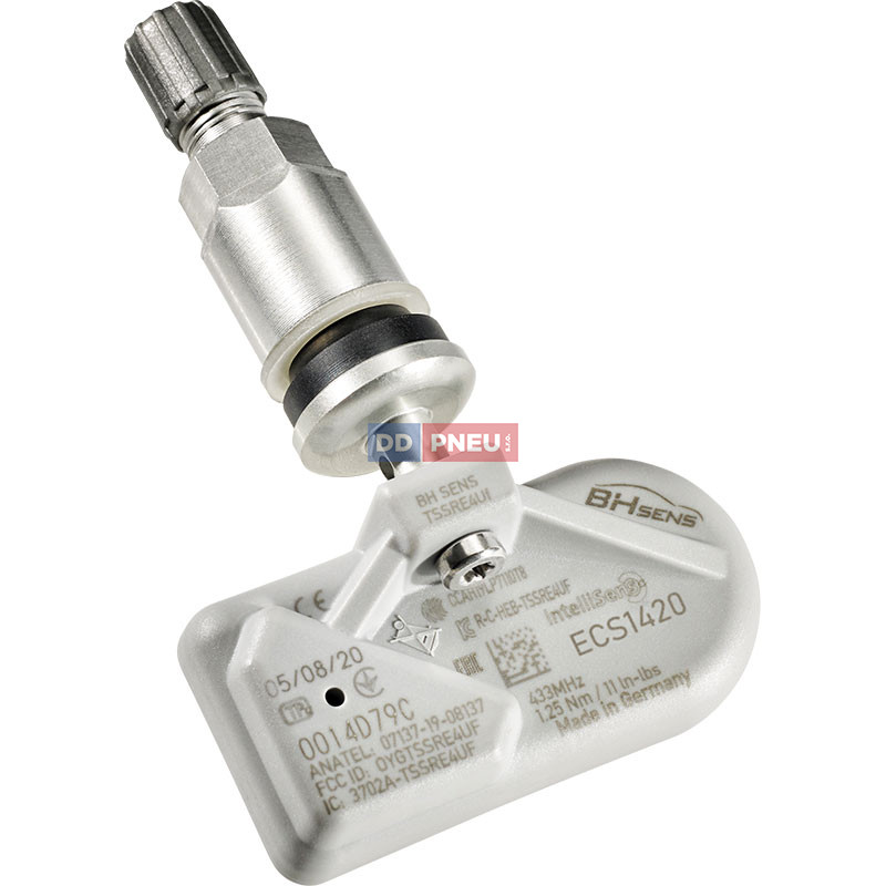 ECS1420 IntelliSens programovatelný TPMS senzor – stříbrný ventil