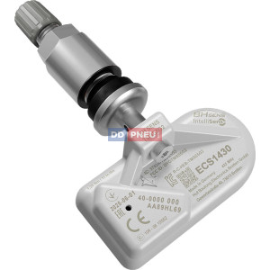 ECS1430 IntelliSens programovatelný TPMS senzor – stříbrný ventil  ECS1430 IntelliSens programovatelný TPMS senzor – stříbrný ventil
