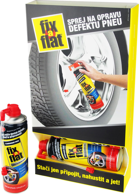 Promo balíček FIX A FLAT (6ks sprejů + stojan)